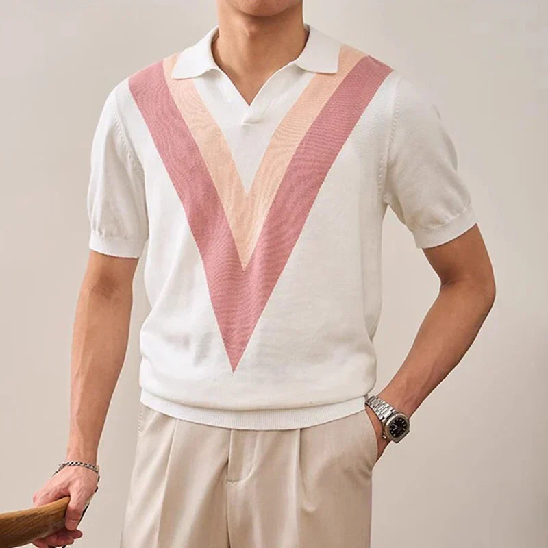 Riviera V Knit Polo