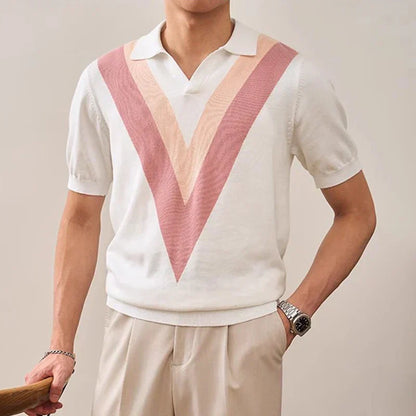 Riviera V Knit Polo