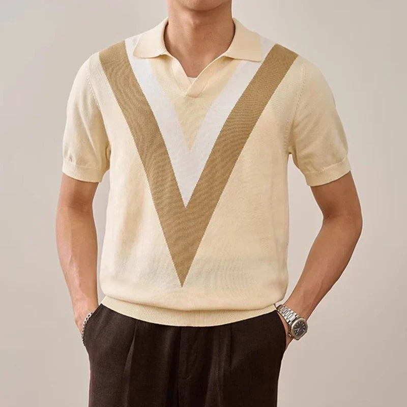 Riviera V Knit Polo