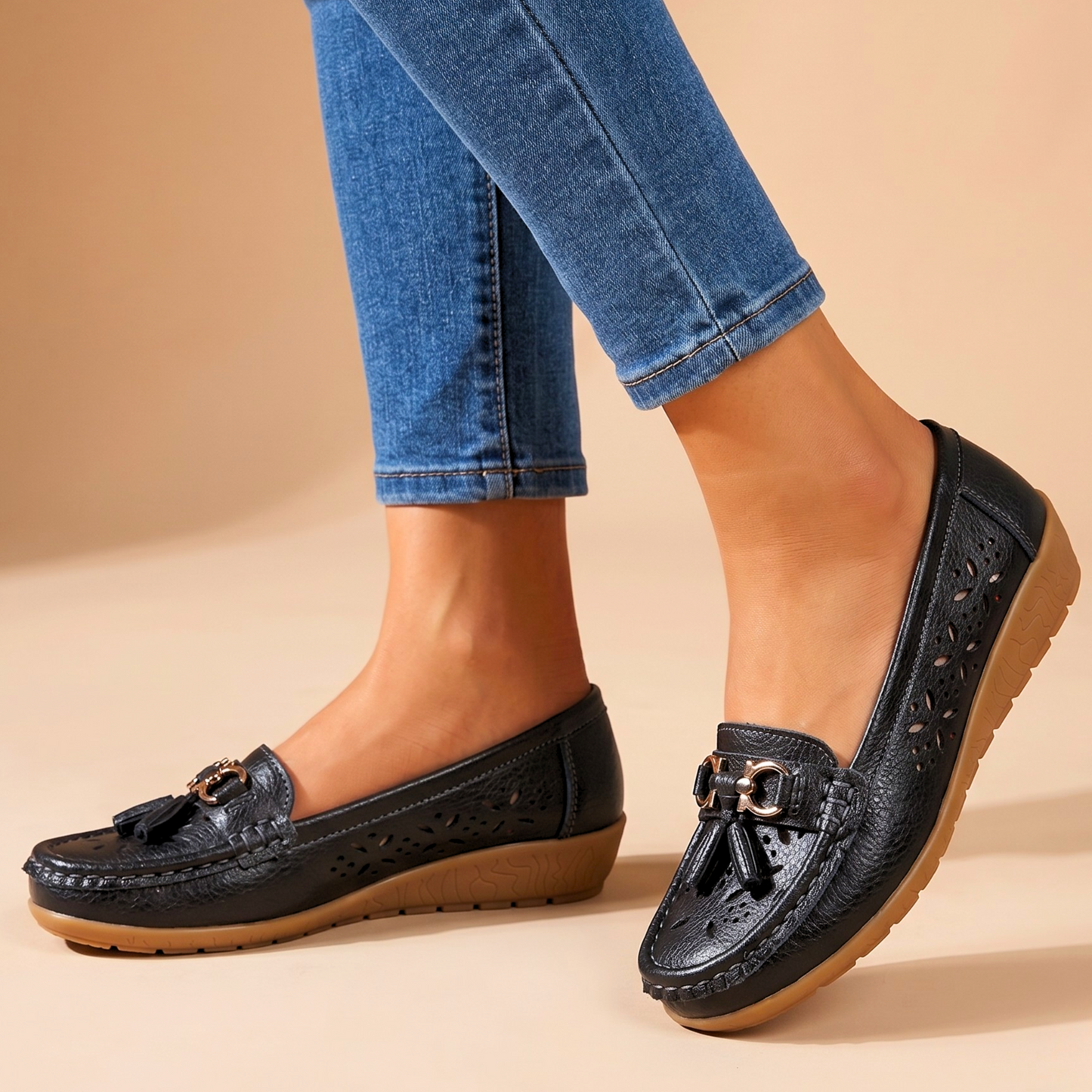 Seren Cutout Tassel Loafer