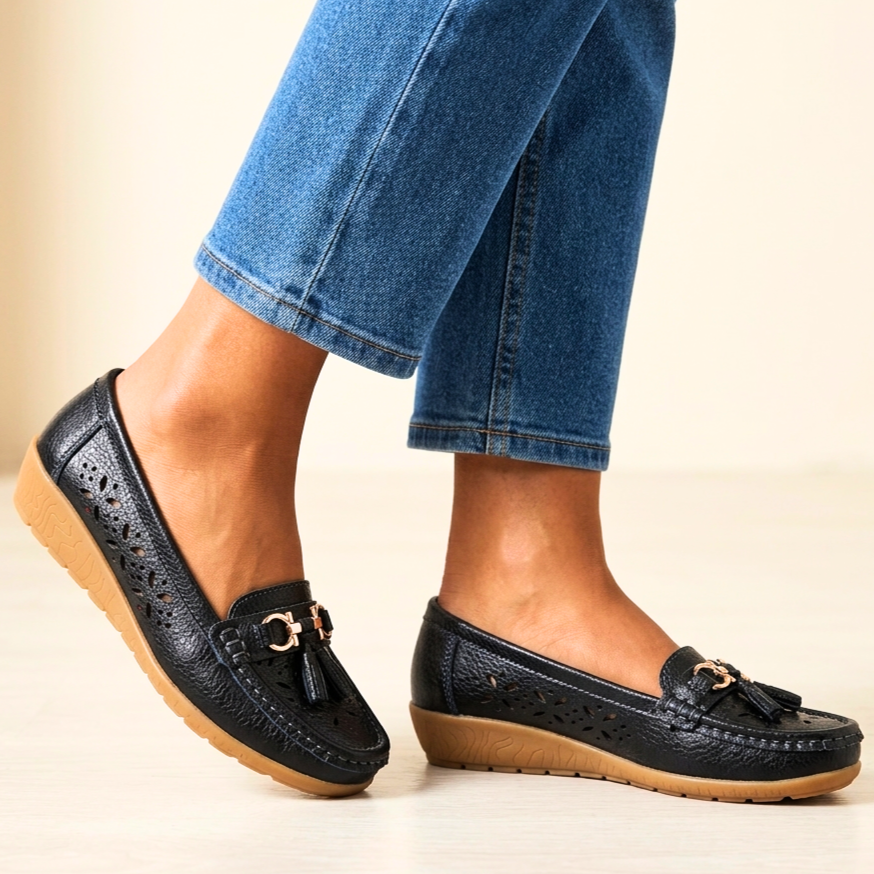 Seren Cutout Tassel Loafer