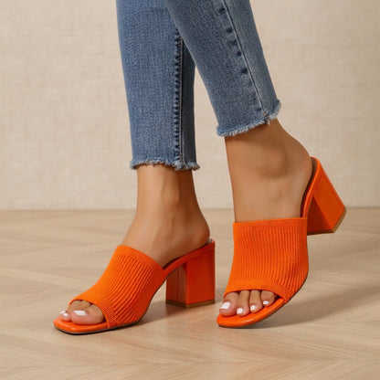 Lumina Block Heel Mules
