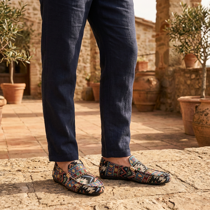 Havana Canvas Loafers