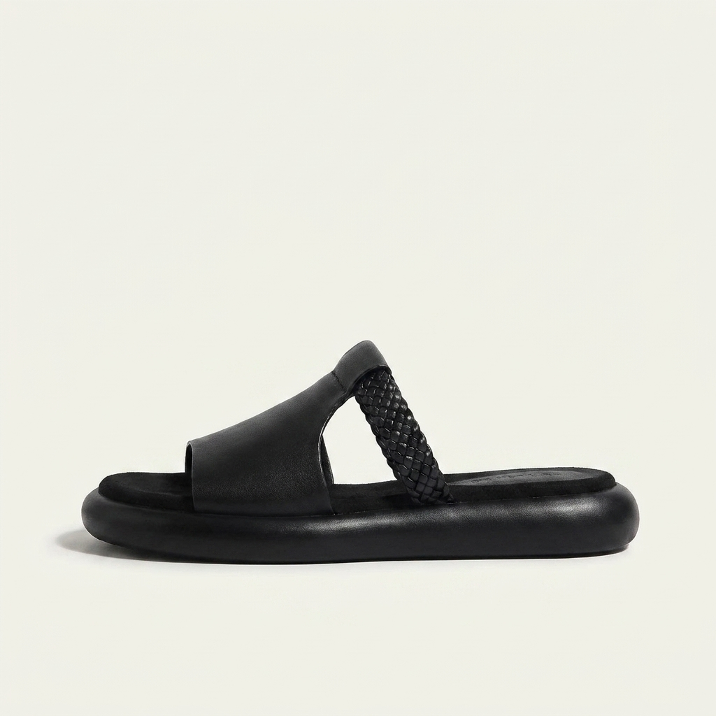Elodie Open-Toe Flats