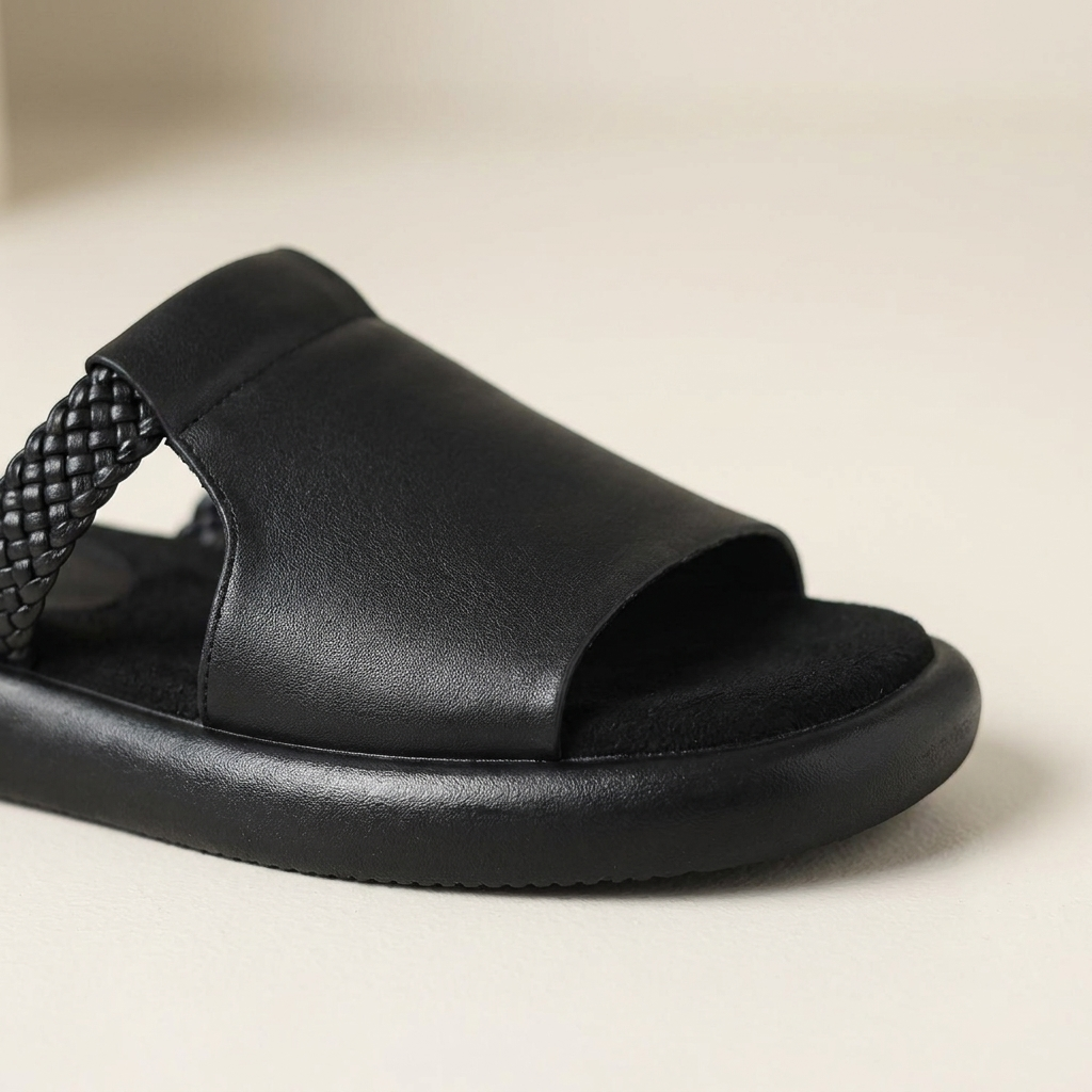 Elodie Open-Toe Flats