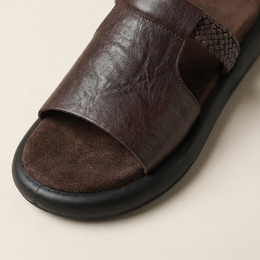 Elodie Open-Toe Flats