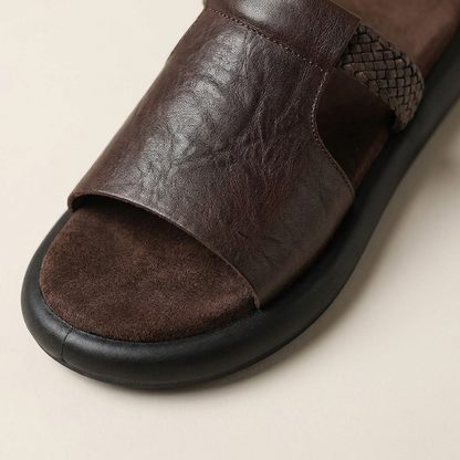 Elodie Open-Toe Flats