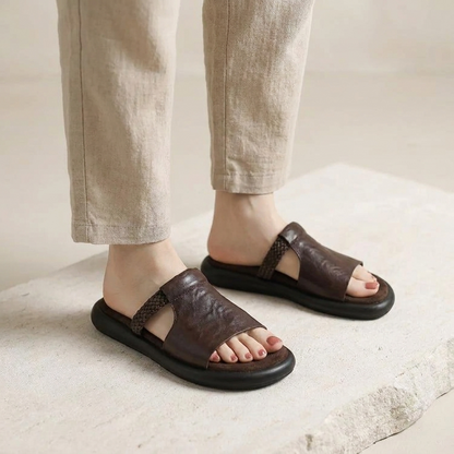 Elodie Open-Toe Flats