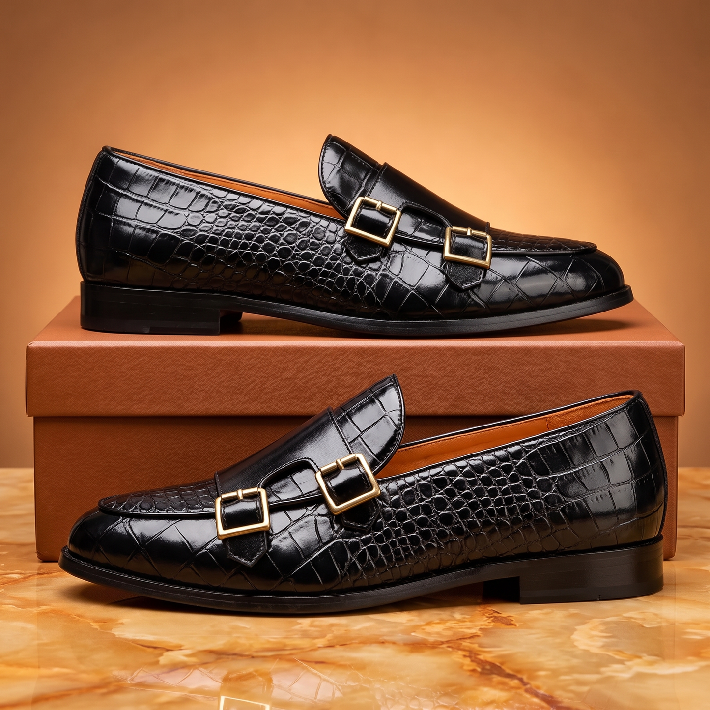 Montrose Double Monk Loafers
