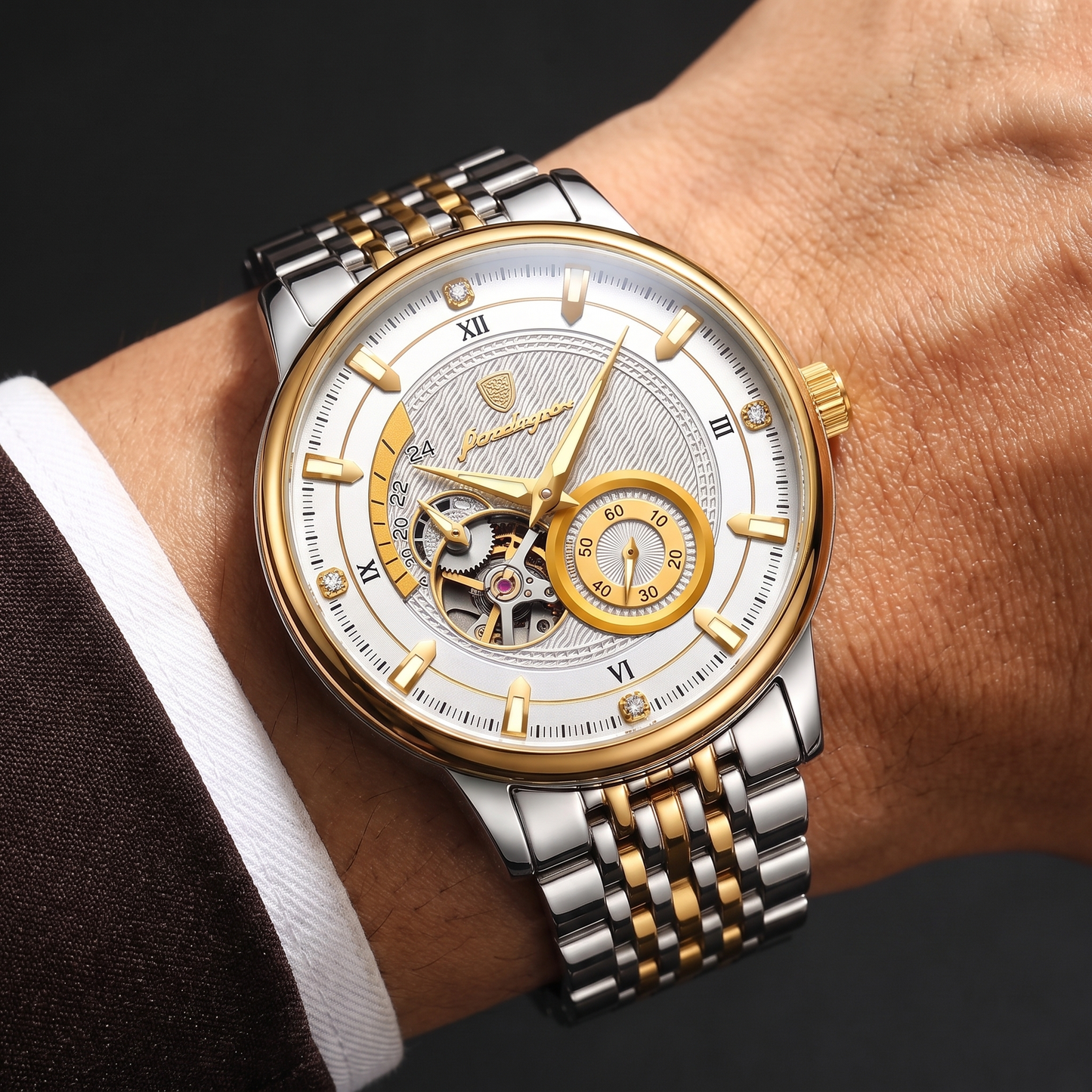 Leone Open-Heart Watch