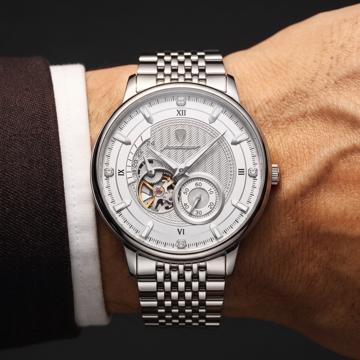 Leone Open-Heart Watch
