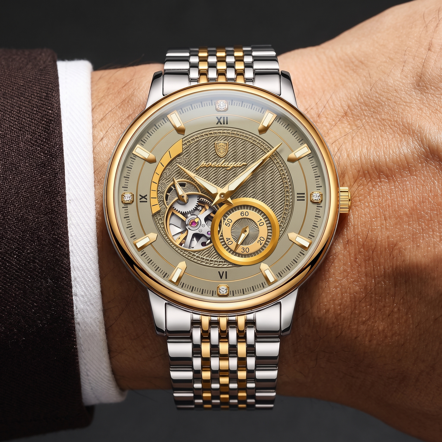 Leone Open-Heart Watch