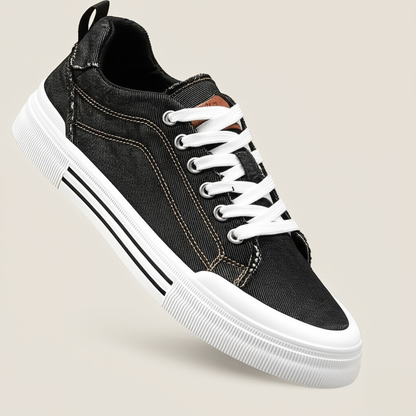 Brooklyn Denim Canvas Trainers