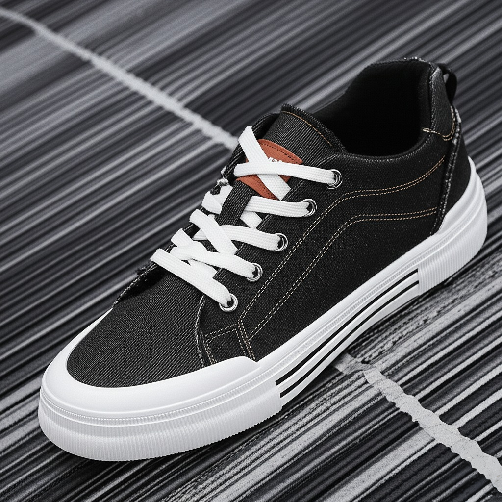 Brooklyn Denim Canvas Trainers