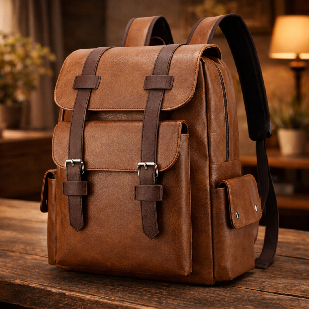 Bennett Leather Backpack