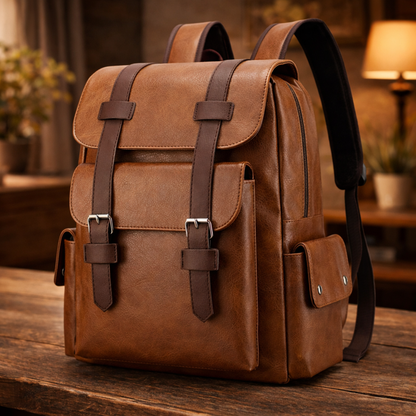 Bennett Leather Backpack