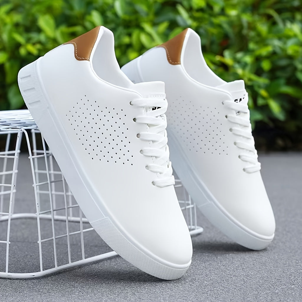 Stanford Perforated Leather Trainers