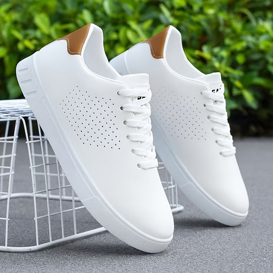 Stanford Perforated Leather Trainers
