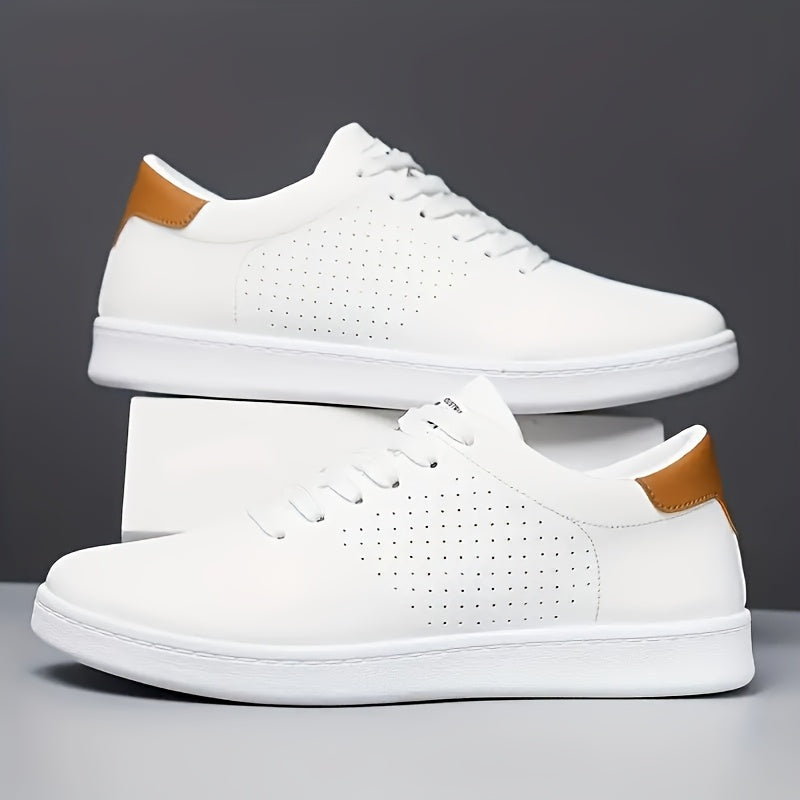 Stanford Perforated Leather Trainers