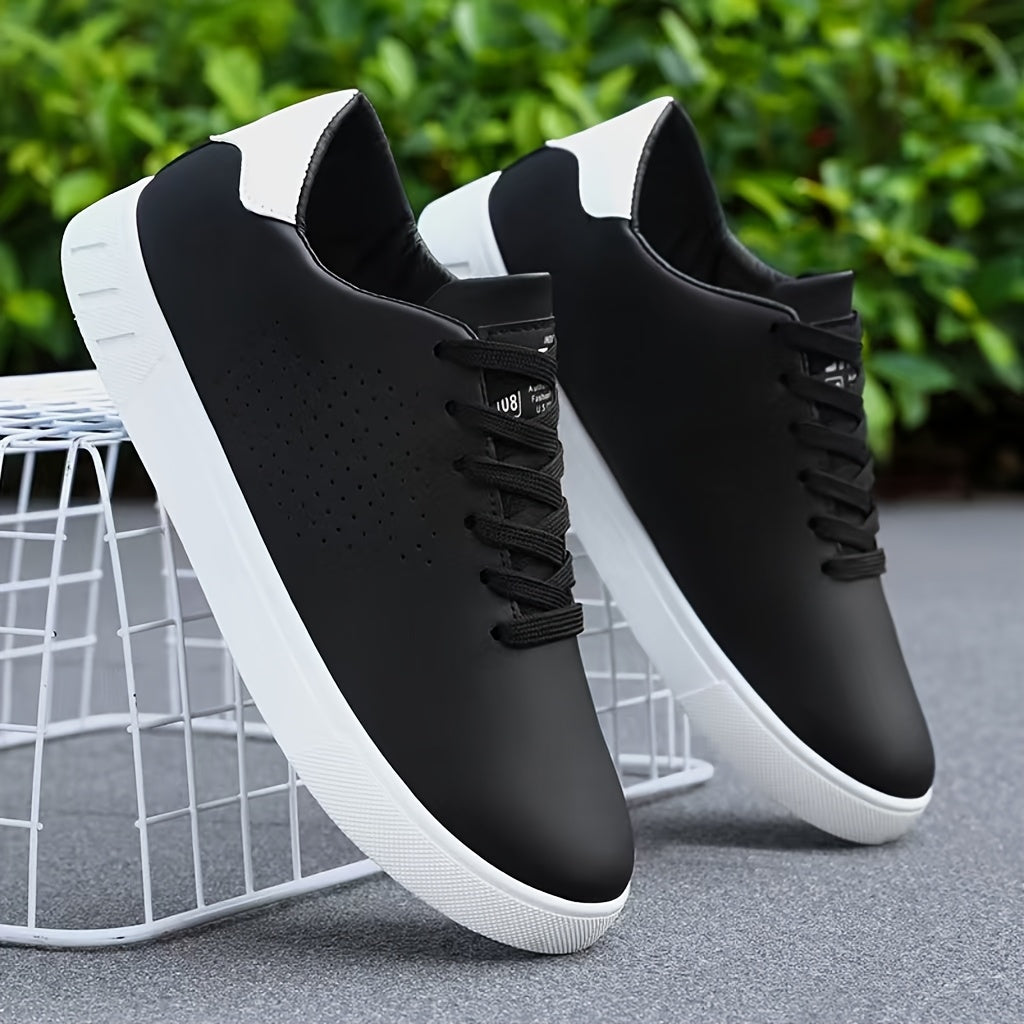 Stanford Perforated Leather Trainers