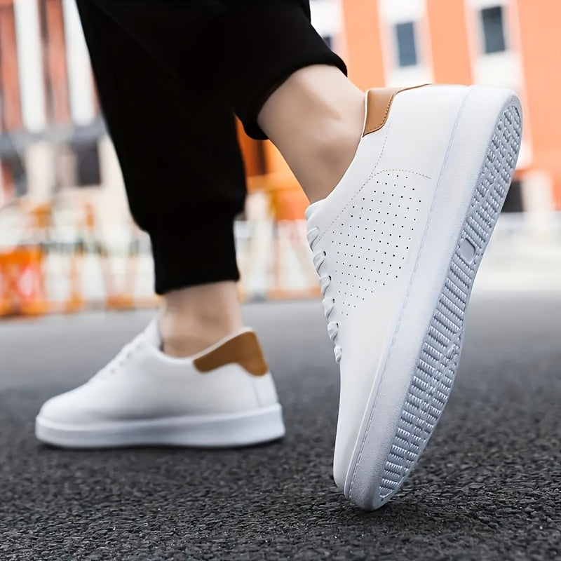 Stanford Perforated Leather Trainers