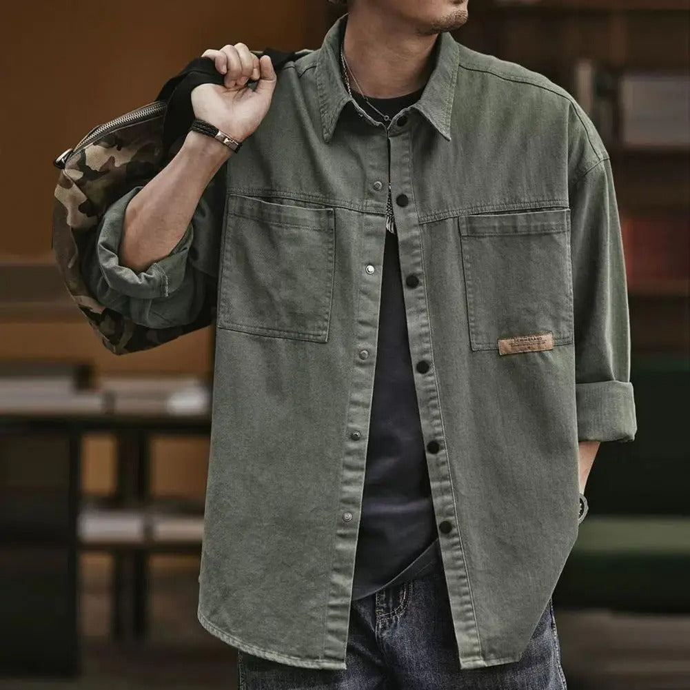 Grayson Cotton Overshirt