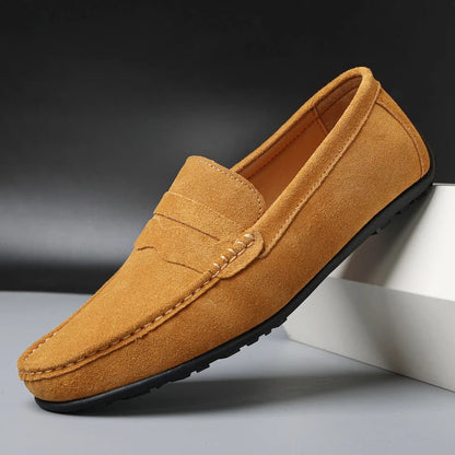 Arden Suede Penny Loafers
