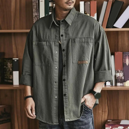 Grayson Cotton Overshirt