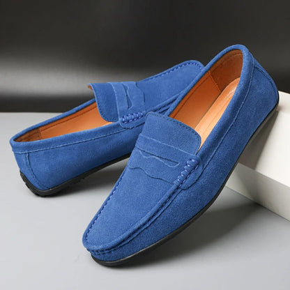 Arden Suede Penny Loafers