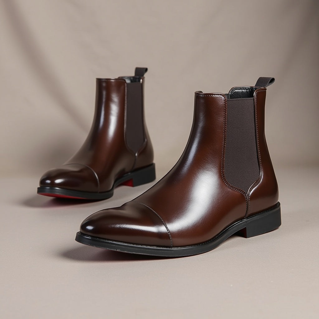 Dario Leather Chelsea Boots