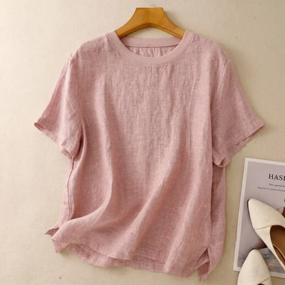 Cleo Relaxed Linen Tee
