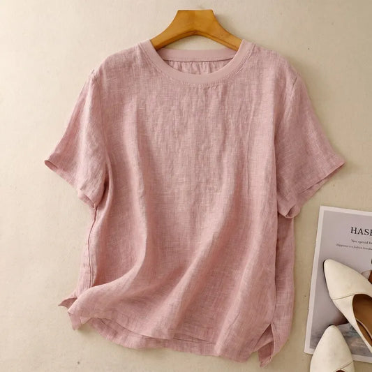 Cleo Relaxed Linen Tee