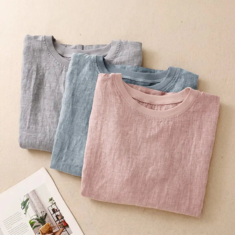 Cleo Relaxed Linen Tee