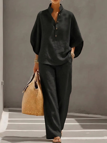 Margaux Linen Cotton Two-Piece Set