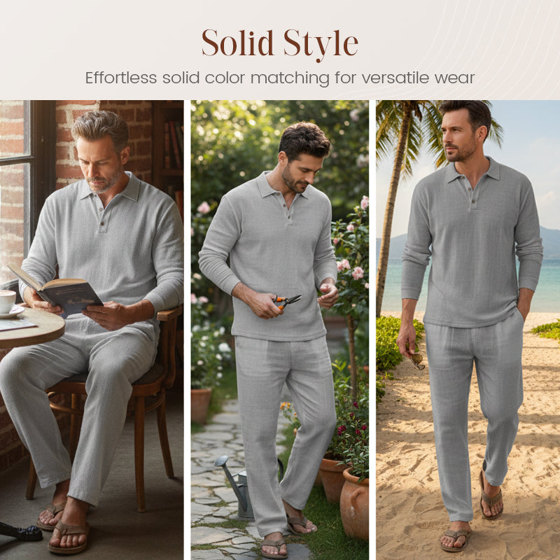 Malibu Linen Blend Two Piece Set