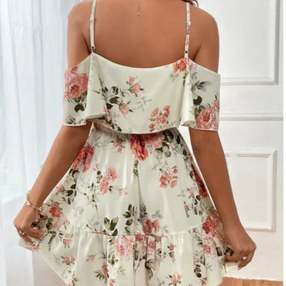 Bloom Cold Shoulder Floral Dress