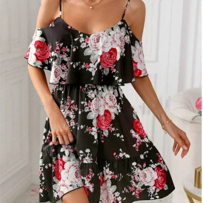 Bloom Cold Shoulder Floral Dress