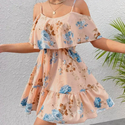 Bloom Cold Shoulder Floral Dress