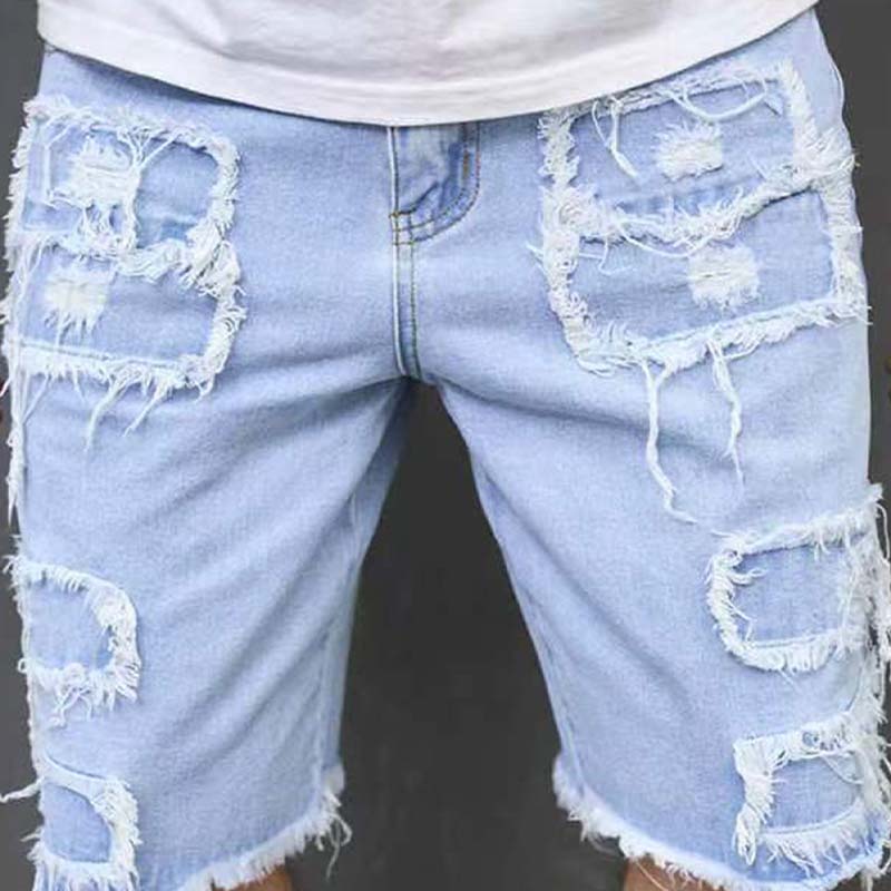Maverick Distressed Denim Shorts