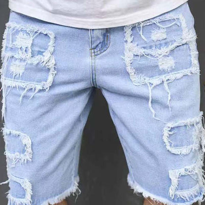 Maverick Distressed Denim Shorts