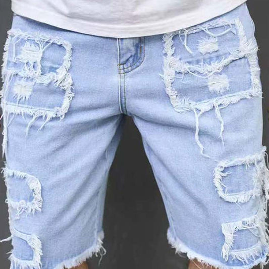 Maverick Distressed Denim Shorts