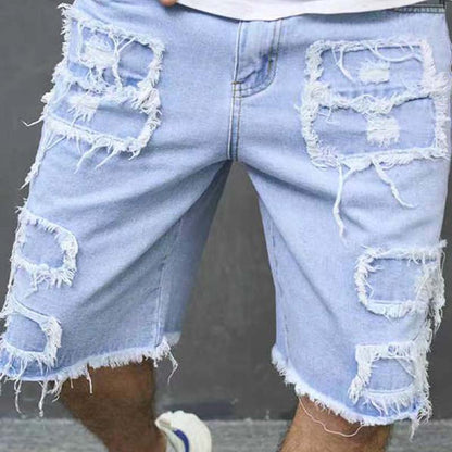 Maverick Distressed Denim Shorts