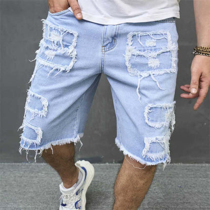 Maverick Distressed Denim Shorts