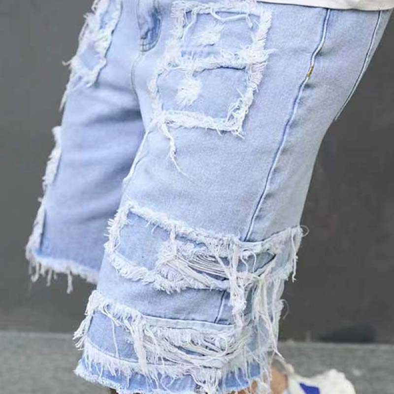 Maverick Distressed Denim Shorts