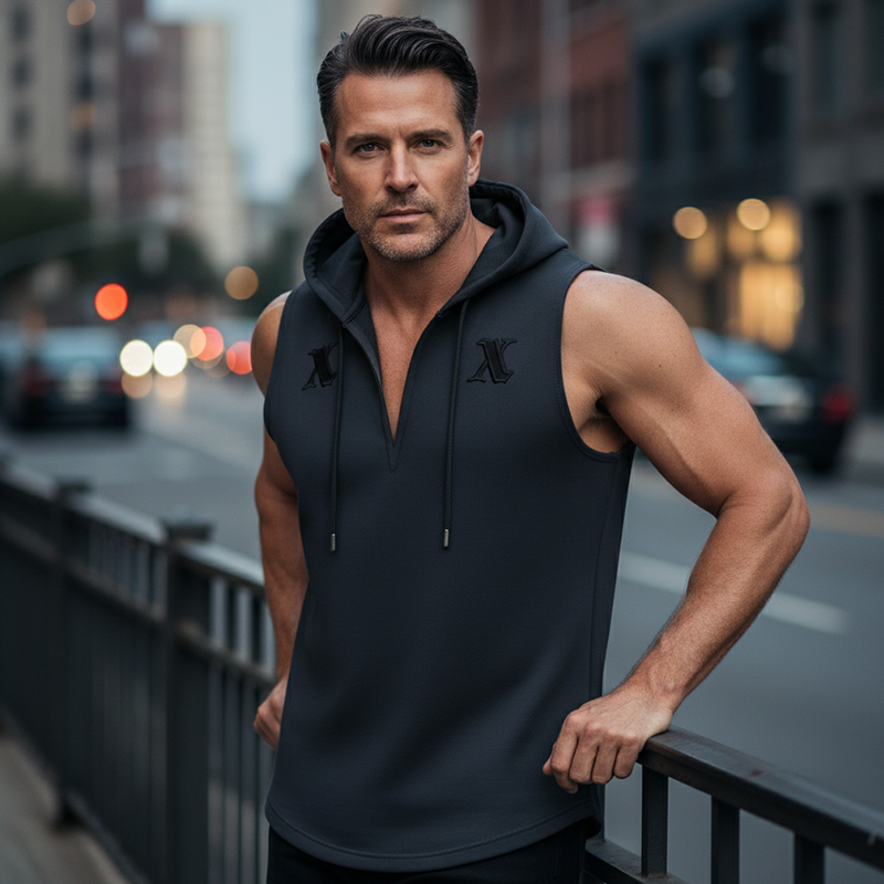 Apex Sleeveless Workout Zip Hoodie