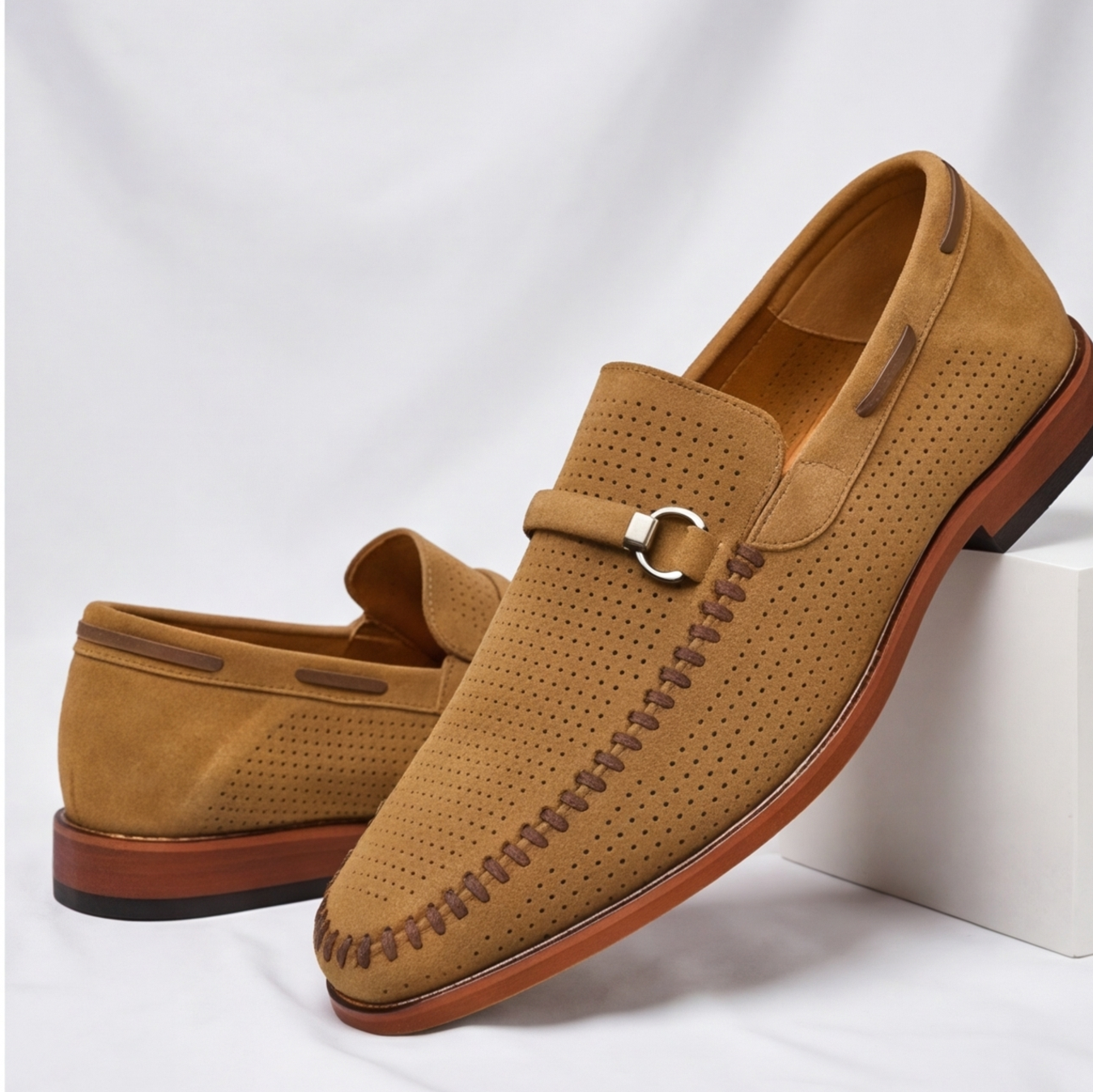 Aldo Suede Horsebit Loafer