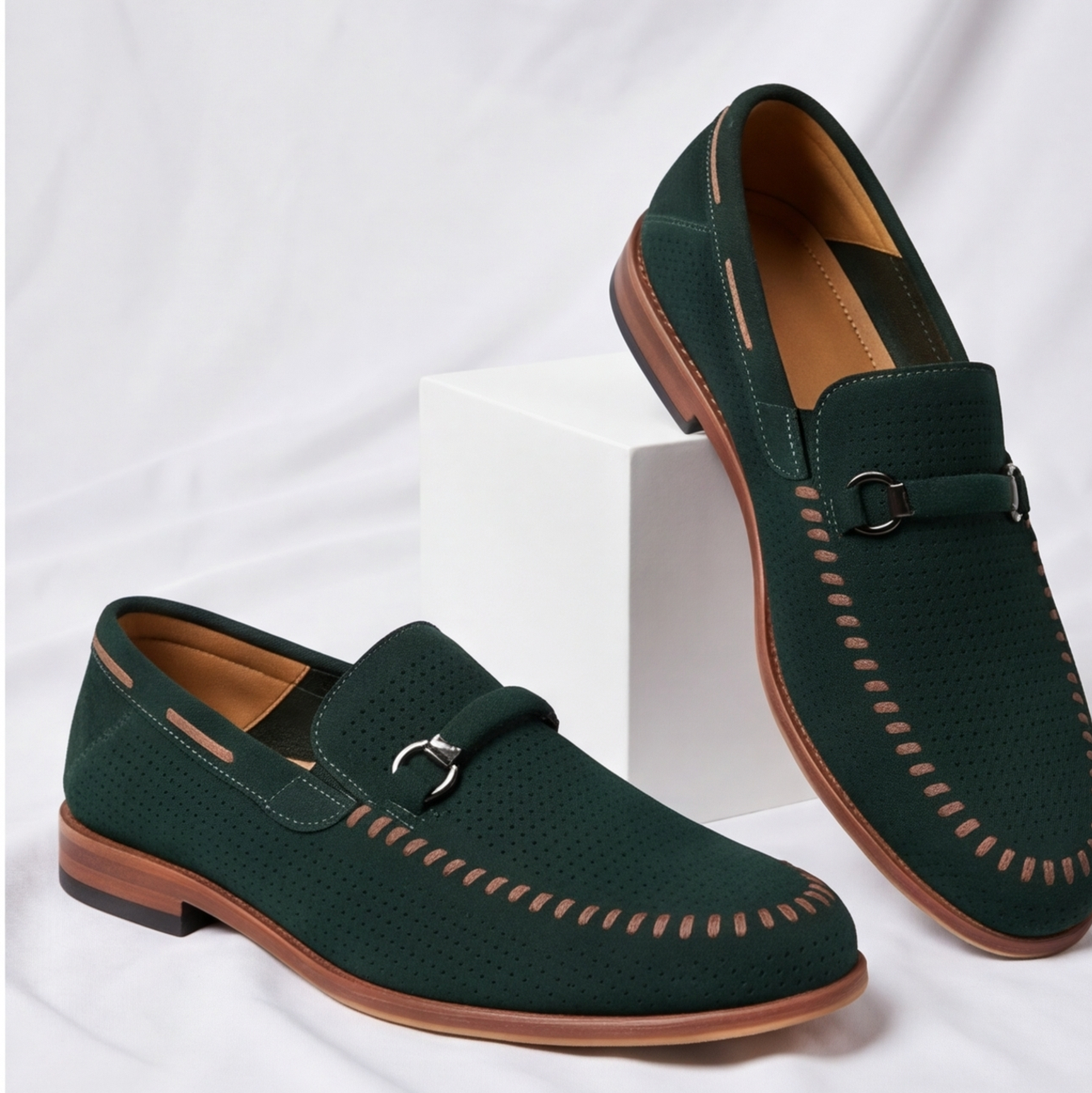 Aldo Suede Horsebit Loafer