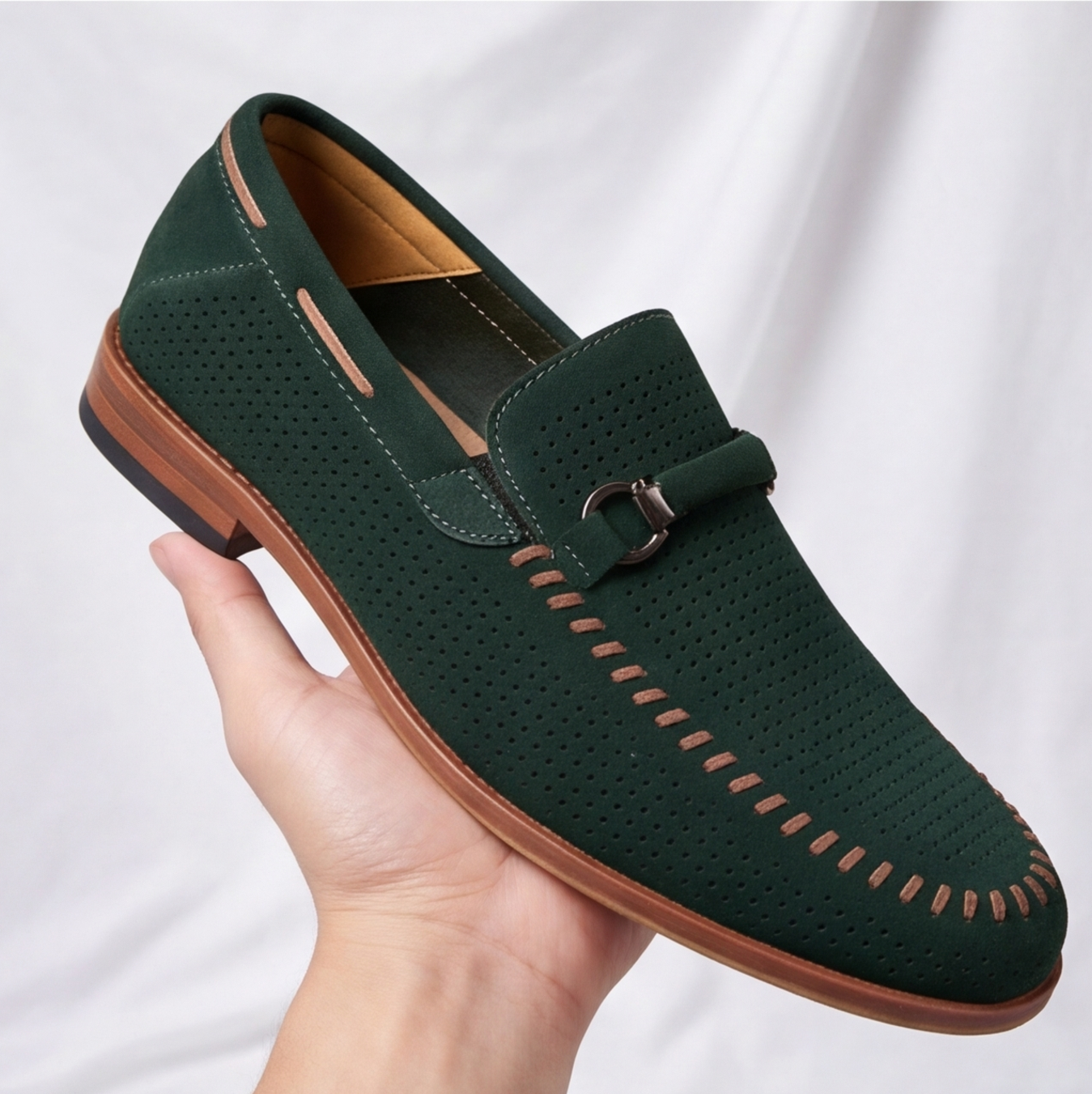 Aldo Suede Horsebit Loafer