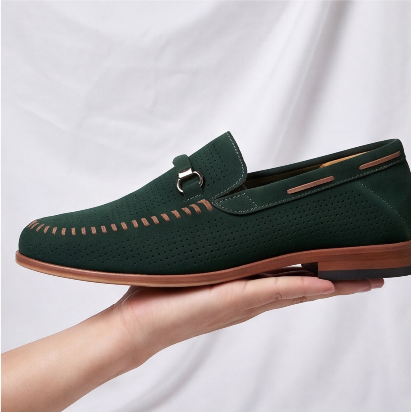 Aldo Suede Horsebit Loafer