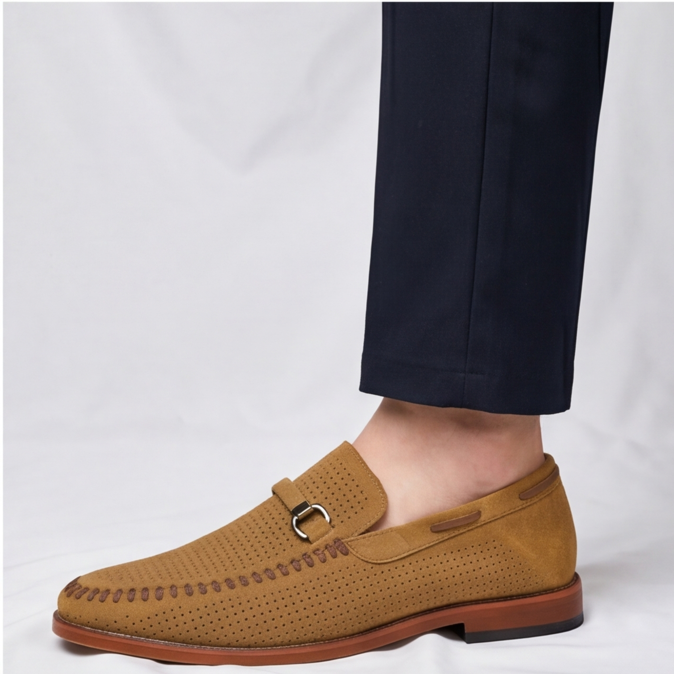Aldo Suede Horsebit Loafer
